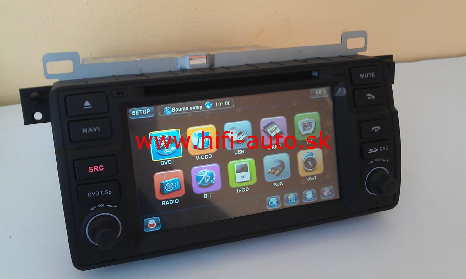 Autorádio BMW E46 s GPS, DVB-T