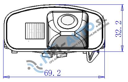 Cúvacia kamera Honda CR-V