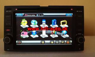 Autorádio KIA SPORTAGE, CERATO, CARENS s GPS, DVB-T