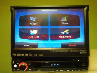 1DIN DVD AUTORADIO S GPS +DVB-T+BT+USB+HD DISPLEJ