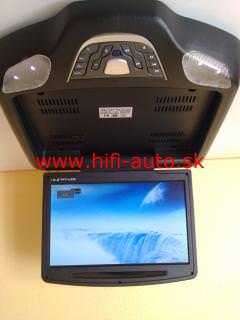10.2“ Stropný LCD monitor s DVD prehrávačom + HRY Čierna farba