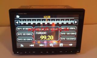 2DIN Autorádio s GPS+ DVB-T+ HD displej+ USB+ SD