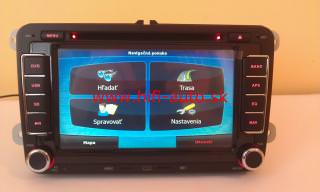 GPS, DVB-T Autorádio Volkswagen, Škoda, SEAT