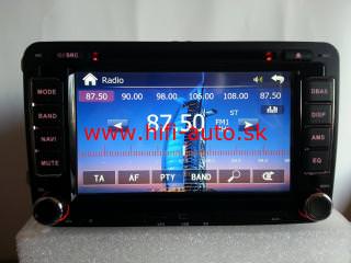 GPS, DVB-T, DVD, MP3 Autorádio Volkswagen, Škoda, SEAT