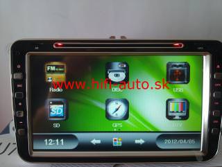 Autorádio VW, Škoda, Seat s 8'' displejom
