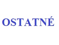 Ostatné
