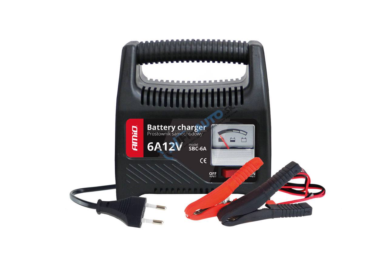 Nabíjačka auto/moto batérií 6A, 12V SBC-6A