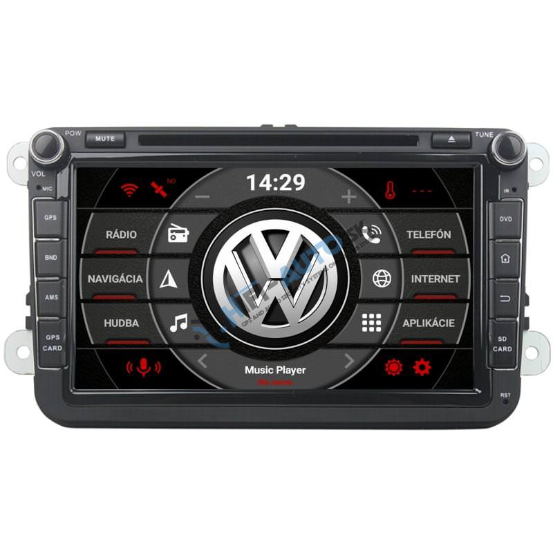 ANDROID 15 8˝ VW, ŠKODA, Seat autorádio LOW