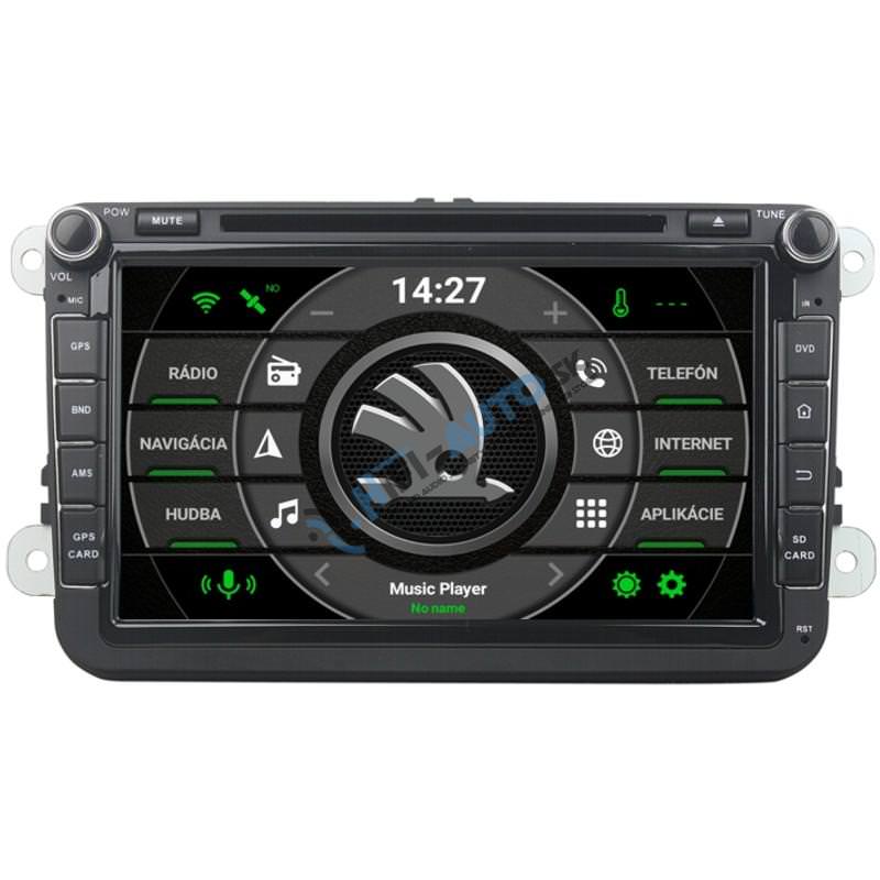 ANDROID 15 8˝ VW, ŠKODA, Seat autorádio LOW