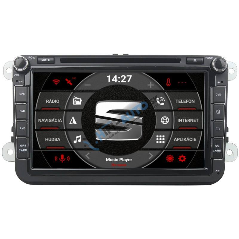 ANDROID 15 8˝ VW, ŠKODA, Seat autorádio LOW