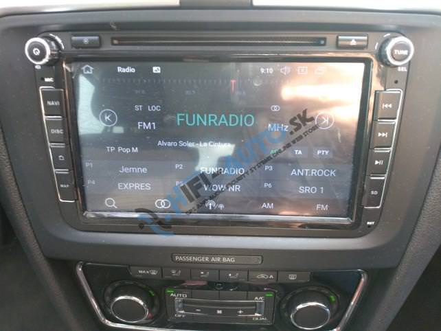 ANDROID 15 8˝ VW, ŠKODA, Seat autorádio LOW