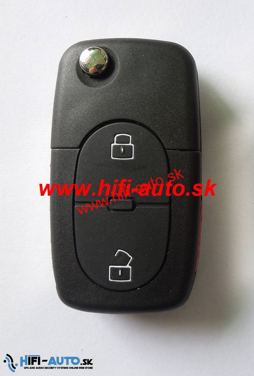 Obal klúča AUDI 2 tlačidlový + planžeta