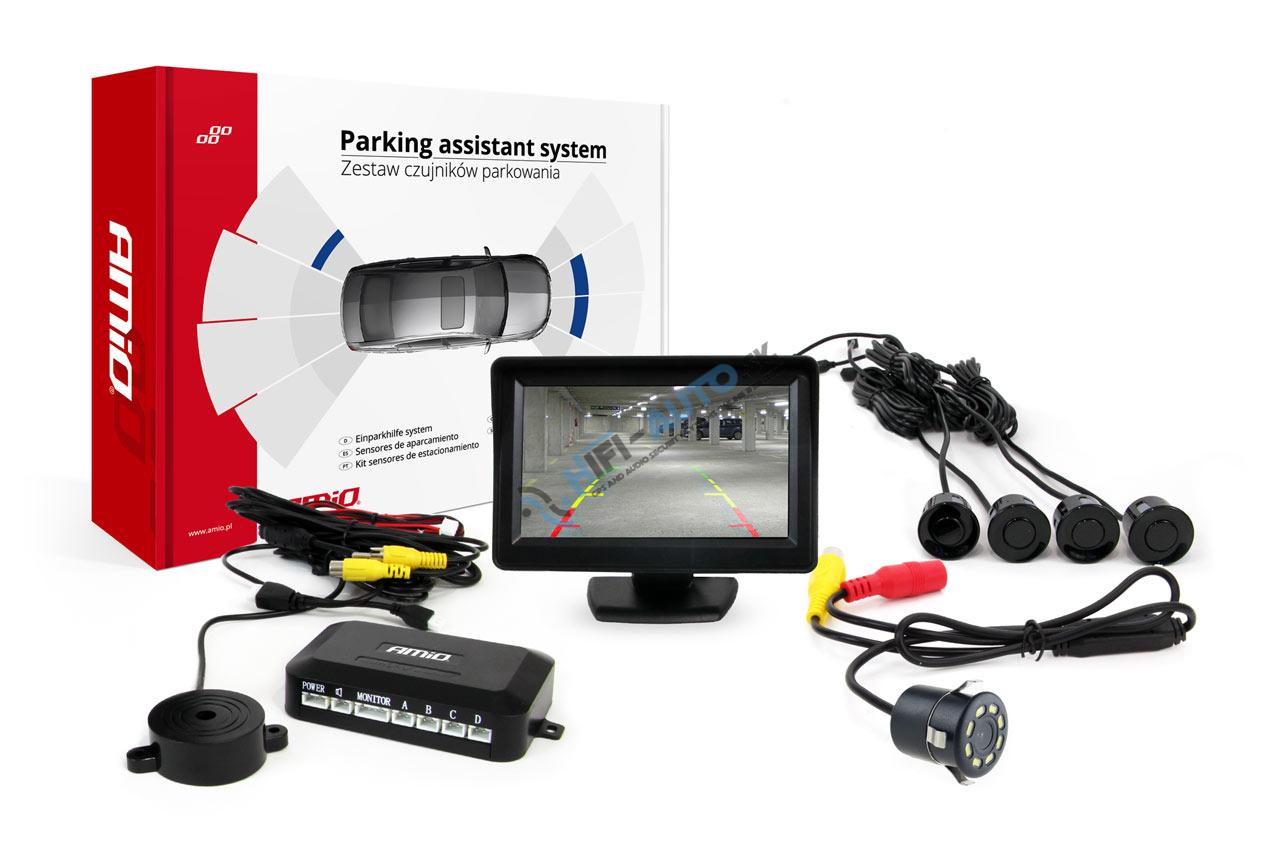 Parkovací asistent AMIO XD-335 S TFT XD-308 NIGHT VISION 22mm