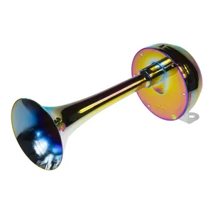 Singl-fanfára 260mm, chróm-dúha, 12V, elektromagnetická, vysoký tón