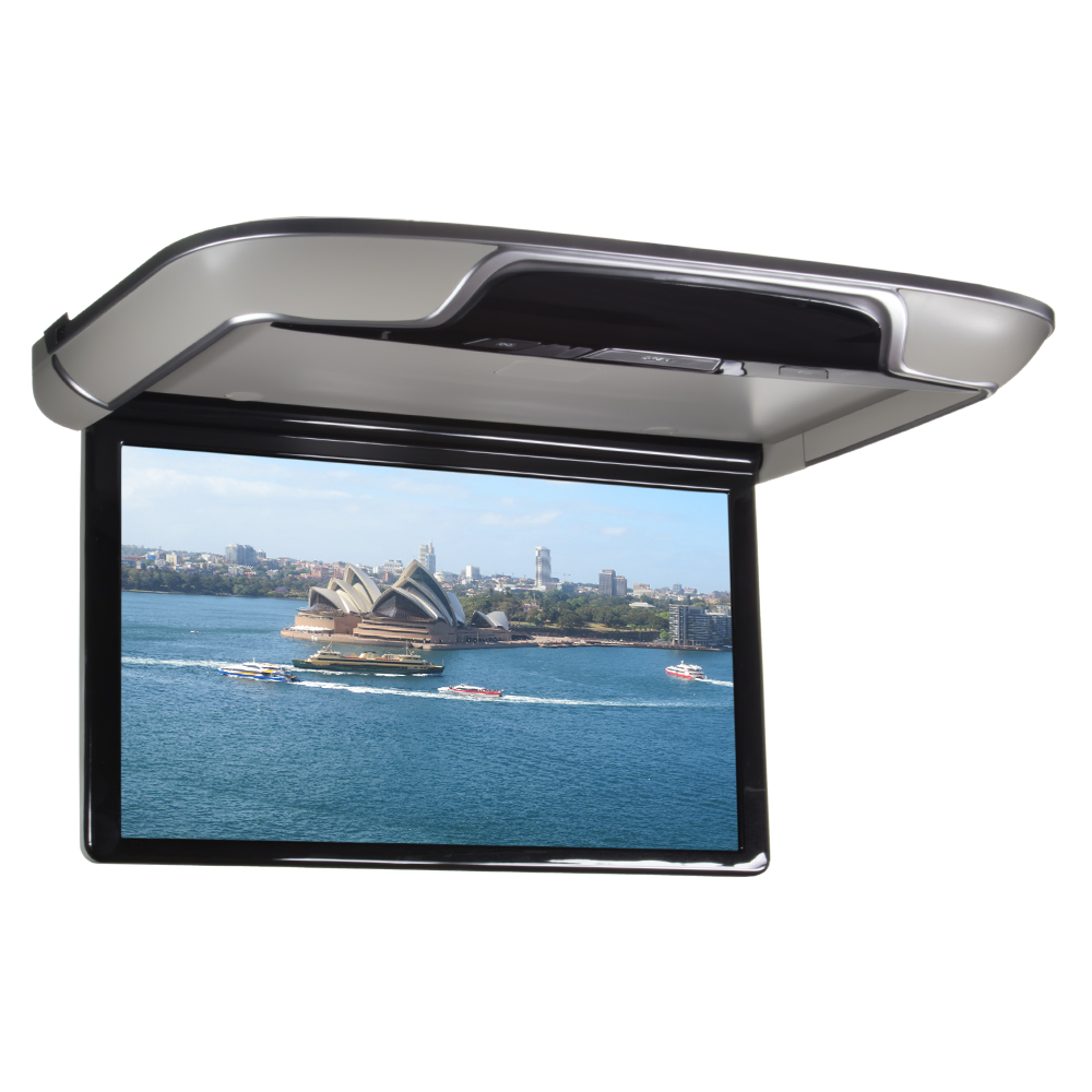 Stropný LCD monitor 13,3" sivý s OS. Android HDMI / USB, diaľkové ovládanie so snímačom pohybu