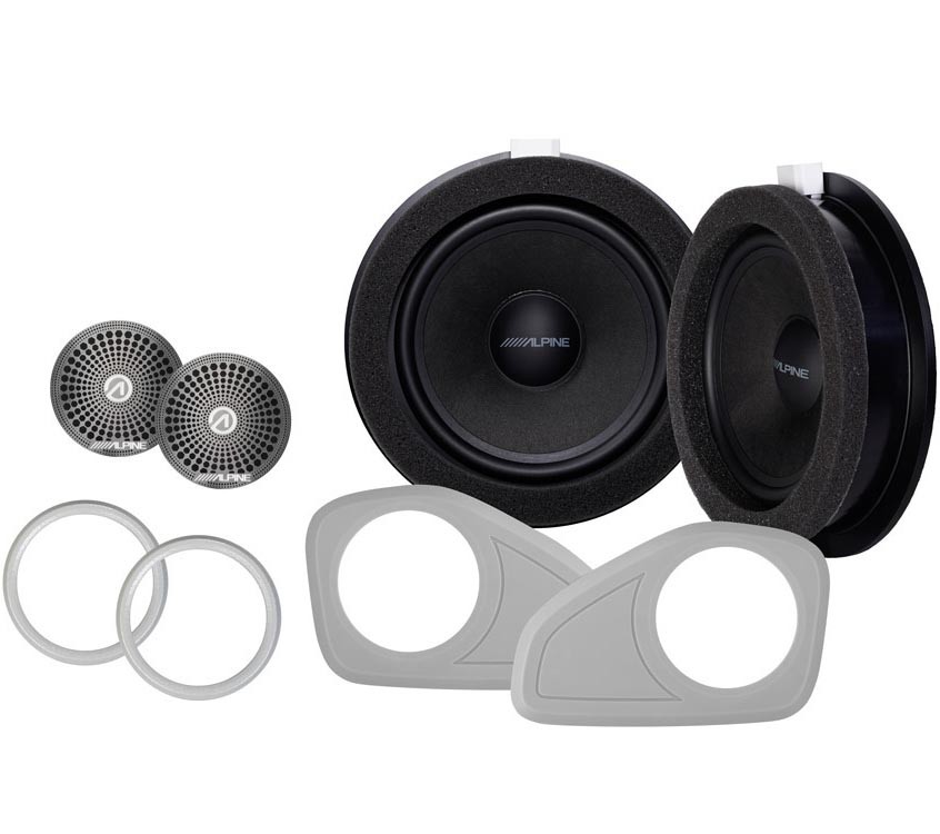 Reproduktory Alpine SPC-106TRA7 pre Ford Transit 7