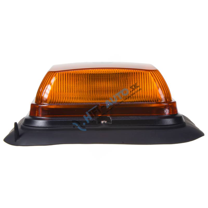 LED maják, 12-24V, 164x164m, 64 LED oranžový magnet, ECE R10 R65