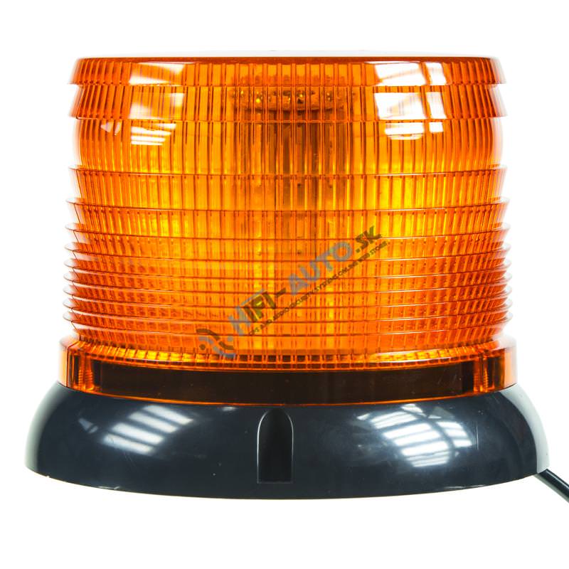 LED maják, 12-24V, oranžový magnet, homologácia