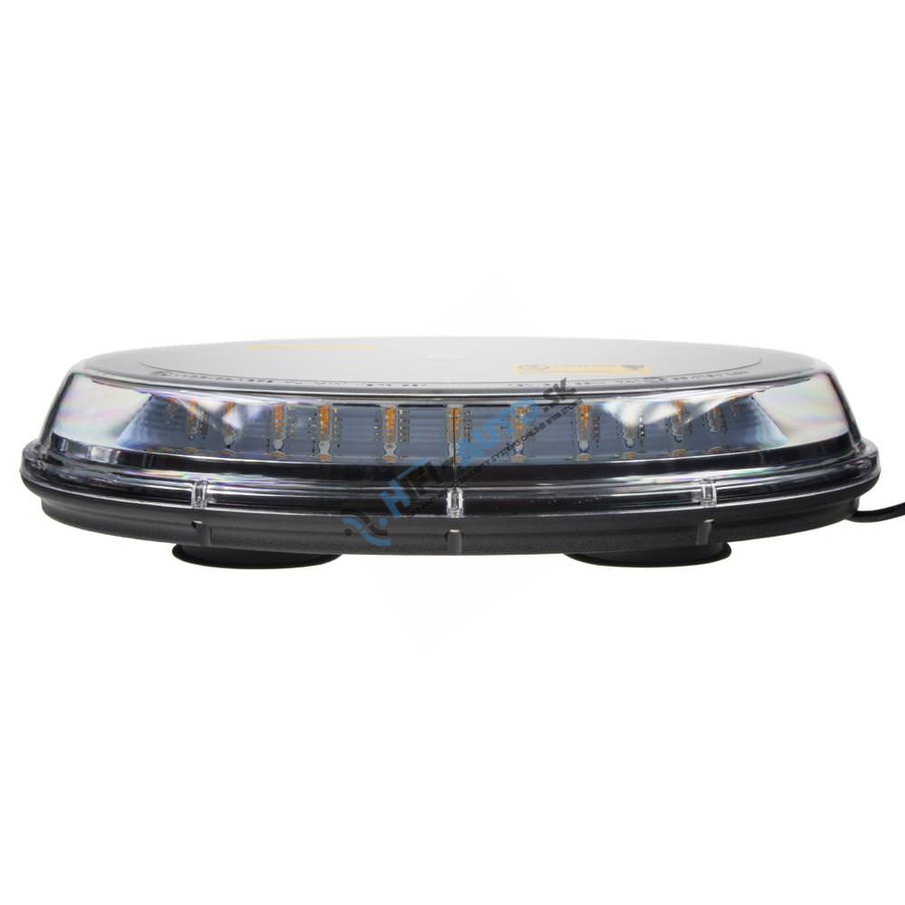 LED rampa oranžová, 32LEDx3W, magnet, 12-24V, 395 mm, ECE R65 R10