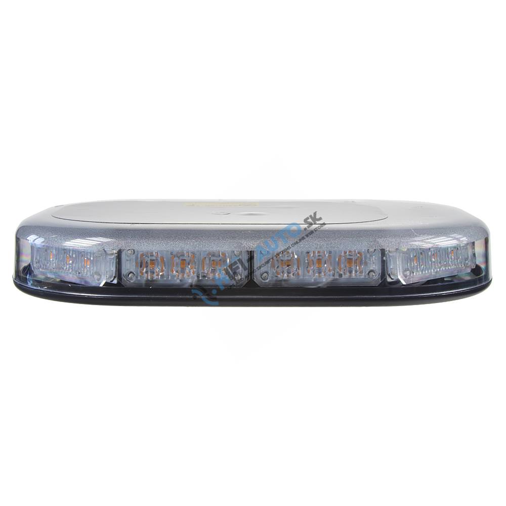 Rampa oranžová, 30LEDx3W, magnet, 12-24V, 260 mm, ECE R65
