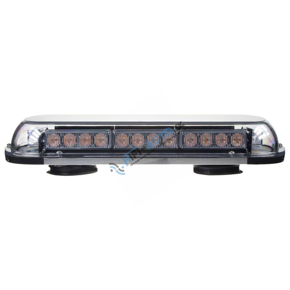 Rampa oranžová, 32LEDx1W, magnet, 12-24V, 440 mm, ECE R10