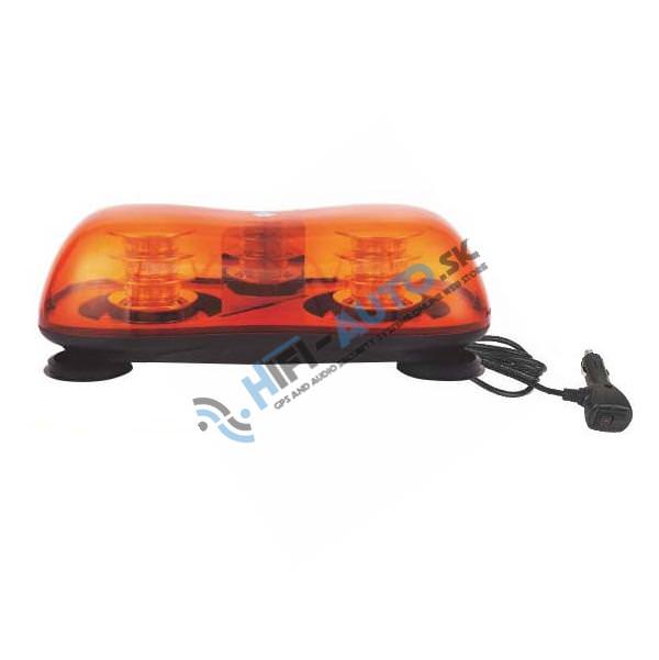 LED rampa oranžová, 36xLEDx3W, fix, 12-24V, 419 mm, ECE R65 R10