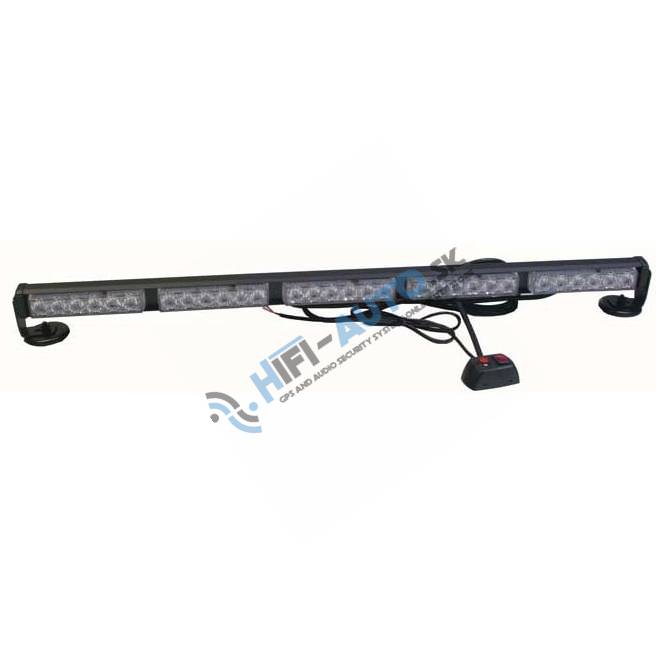 LED svetelná alej, 30x1W LED, oranžová 800 mm, ECE R10