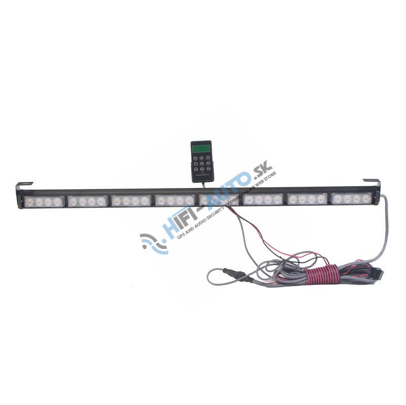 LED svetelná alej, 32x3W LED, oranžová s displejom 910 mm, R65