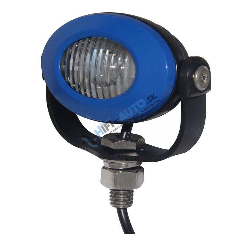 PROFI LED výstražné svetlo 12-24V 3x3W modrý ECE R10 92 x 65 mm