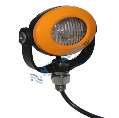 PROFI LED výstražné svetlo 12-24V 3x3W oranžové ECE R65 92x65 mm