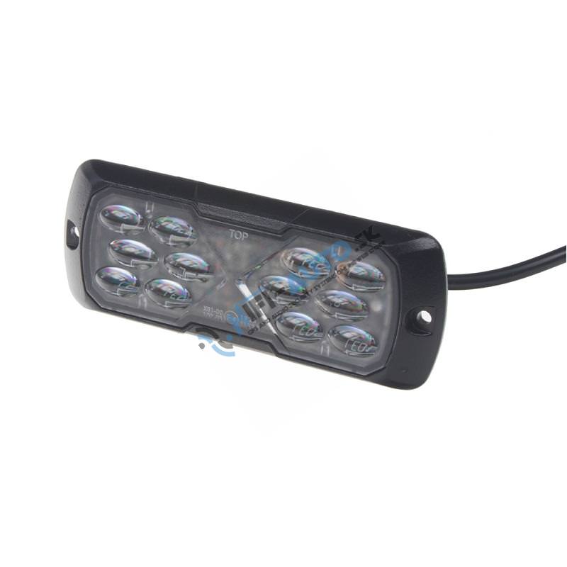 PROFI LED výstražné svetlo 12-24V 11,5W modré, ECE R65 114 x 44 mm