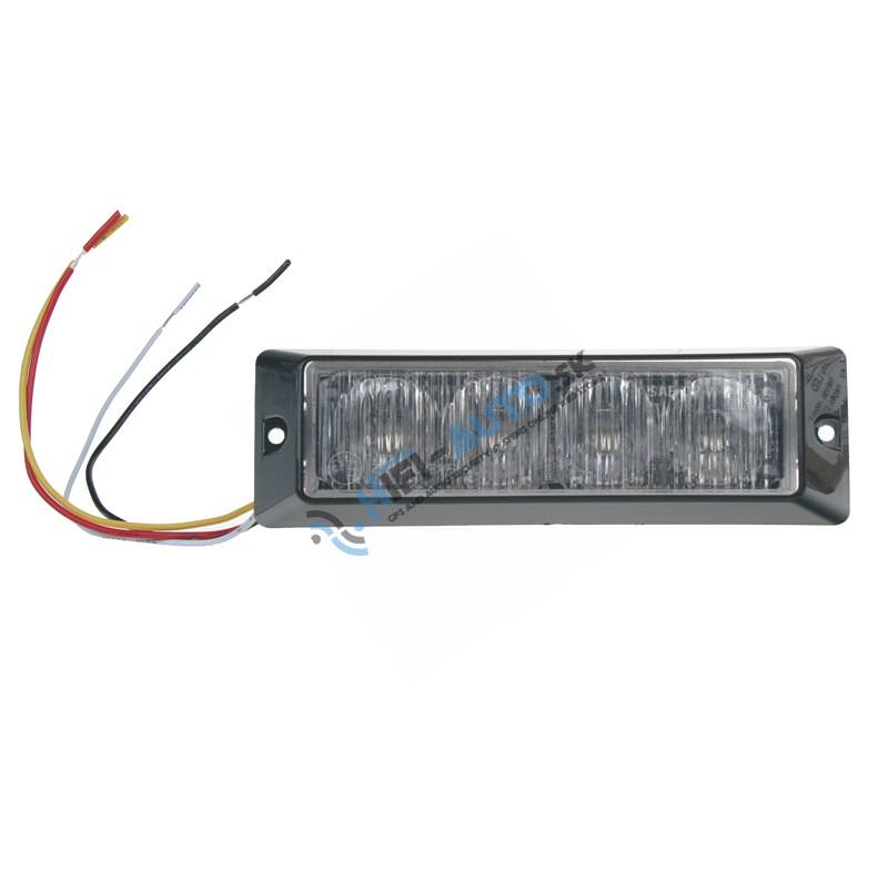PROFI výstražné LED svetlo vonkajšie, 12-24V, oranžové, ECE R65