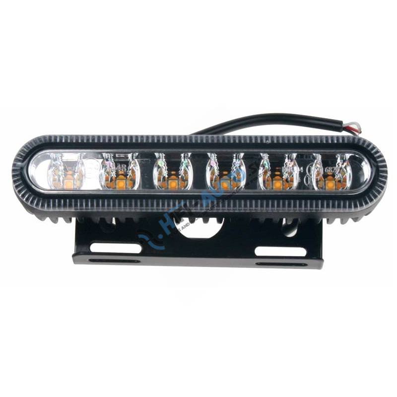 PROFI výstražné LED svetlo vonkajšie, oranžové, 12-24V, ECE R65