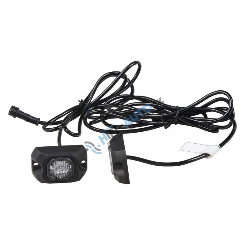 2x PROFI výstražné LED svetlo vonkajšie modré, 12-24V, ECE R65