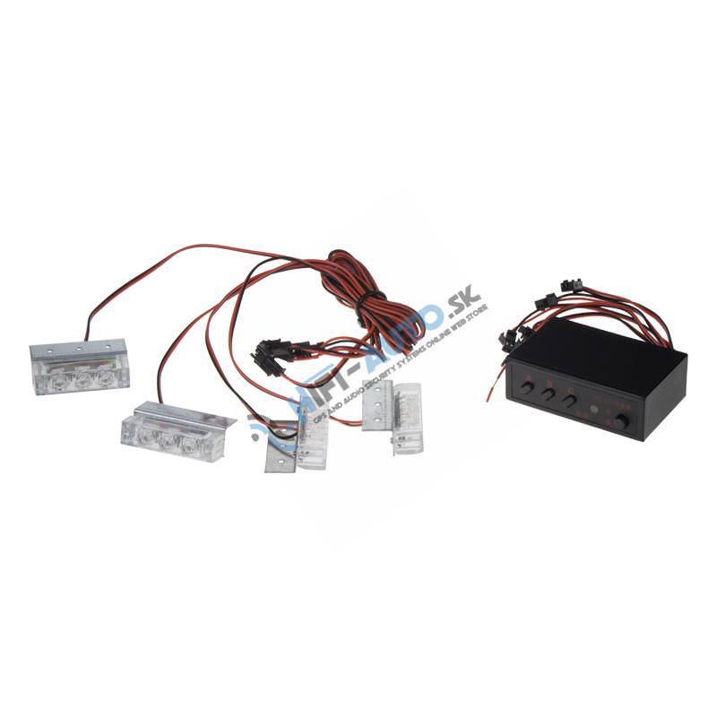 PREDATOR LED do mriežky, 12 V, oranžový