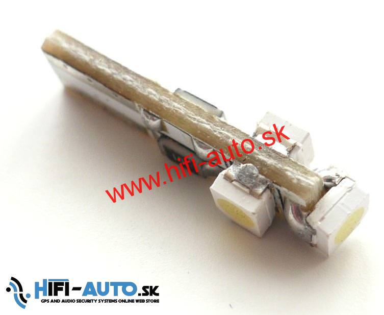 Autožiarovka T5, 3xled, biela, 5050 SMD