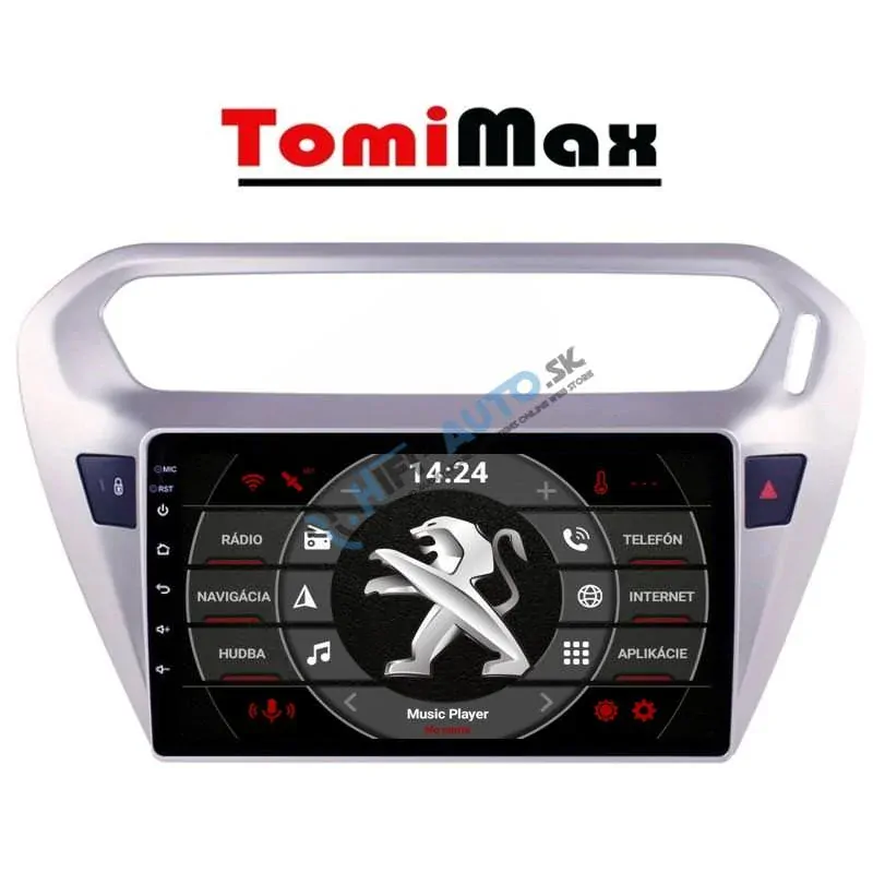 ANDROID 14 Peugeot 301 autorádio