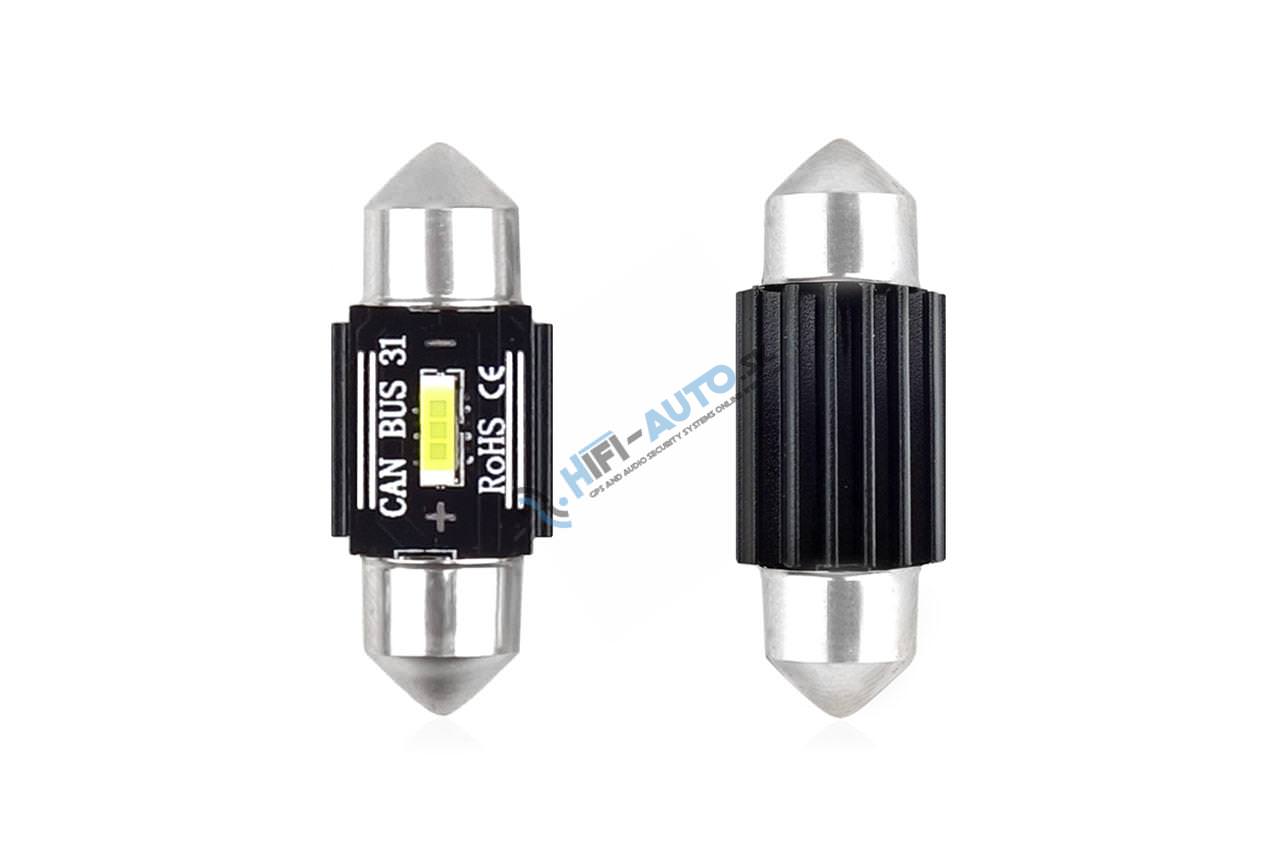 Led žiarovka 1 SMD UltraBright 1860 Festoon White 12/24V