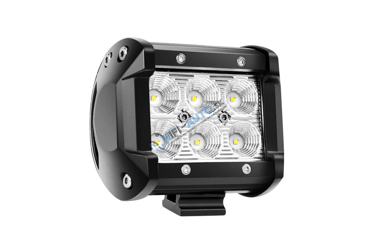 LED pracovné svetlo 6LED 95x77 18W FLAT 9-36V AWL17
