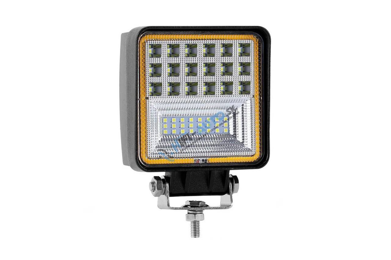 LED pracovné svetlo 42LED 110x110 45W COMBO 9-36V 2F AWL12