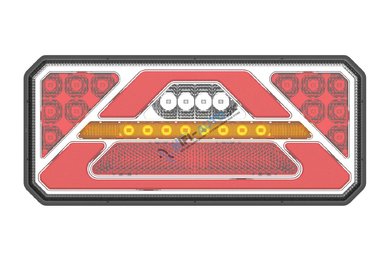Svetlo zadné združené LED dynamické PRAVE- RCL-02-R