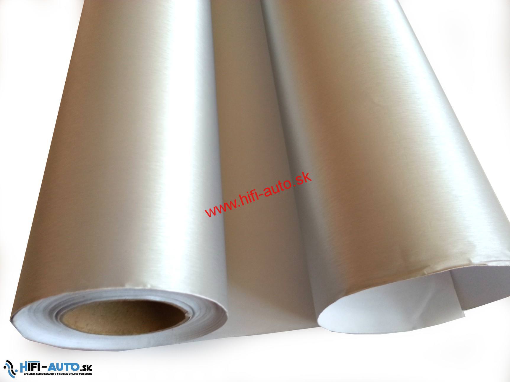 Strieborná fólia brúsený hliník (air free bubbles)