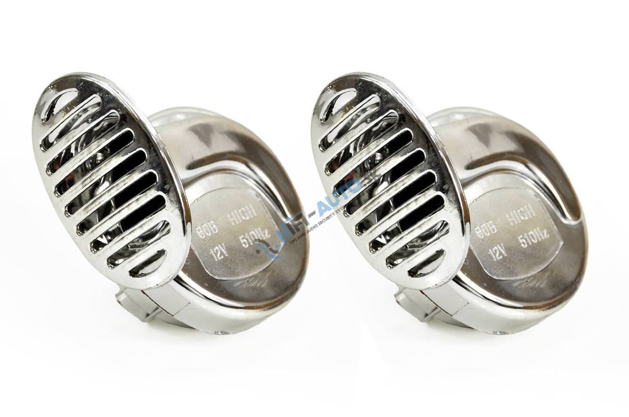 Klaksón Chrom 12V 2ks CHR-01