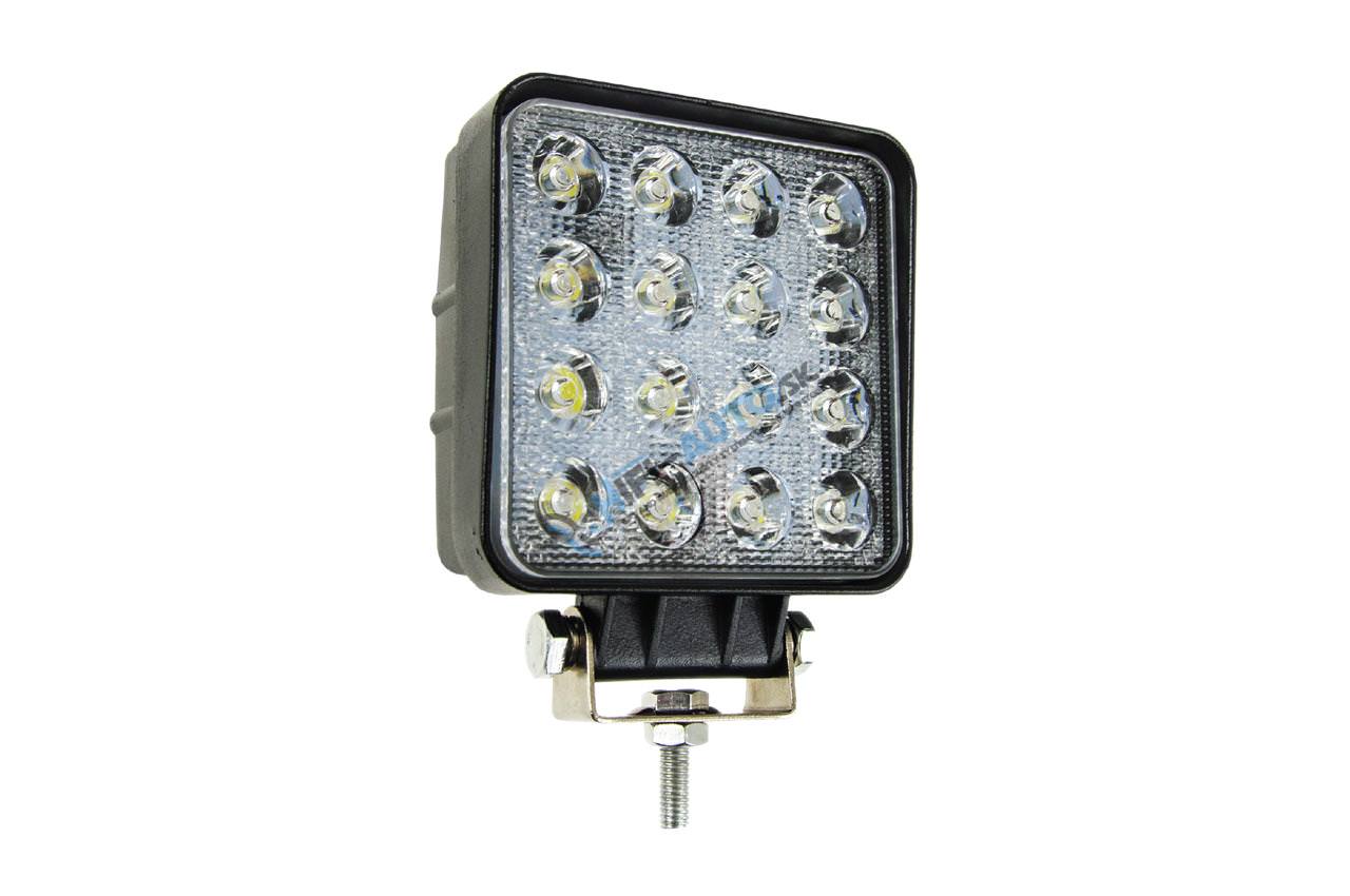 LED pracovné svetlo 16x LED AWL05 EMC 108x108 48W FLAT 9-60V