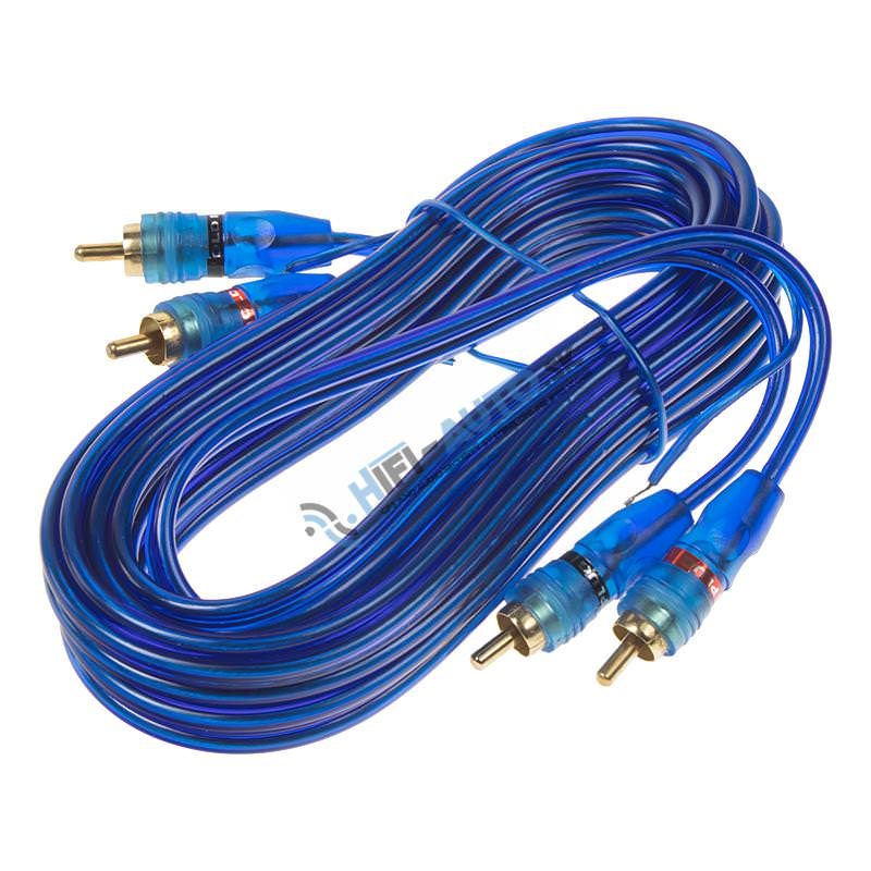 RCA audio kábel BLUE BASIC line, 3 m