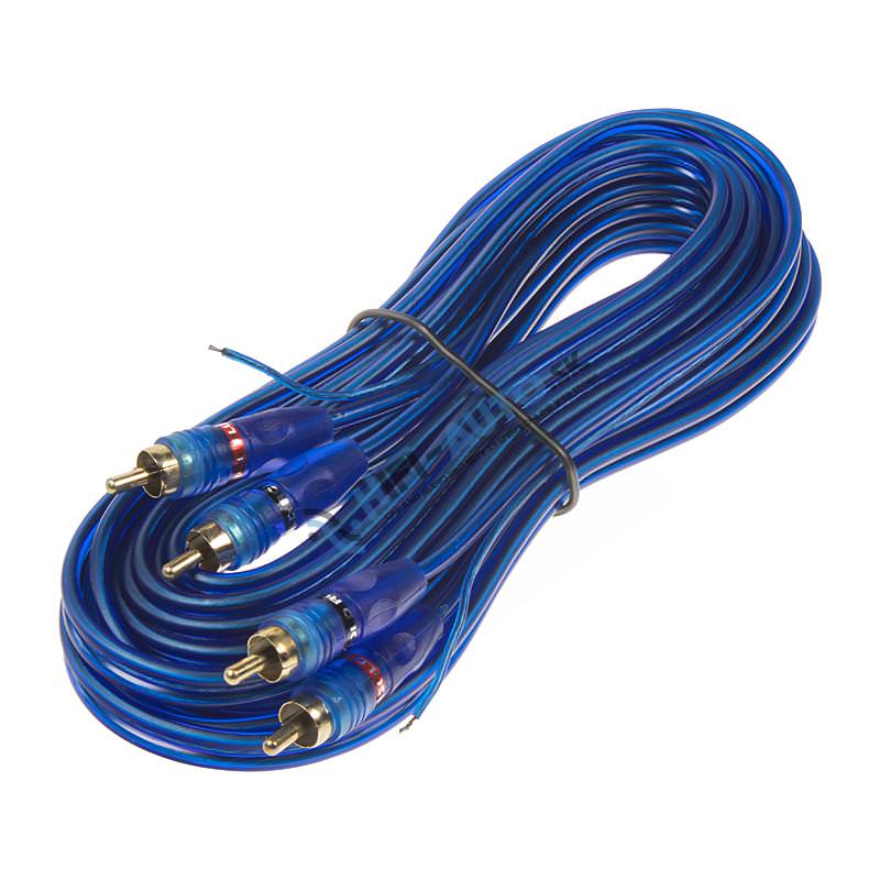 RCA audio kábel BLUE BASIC line, 5 m