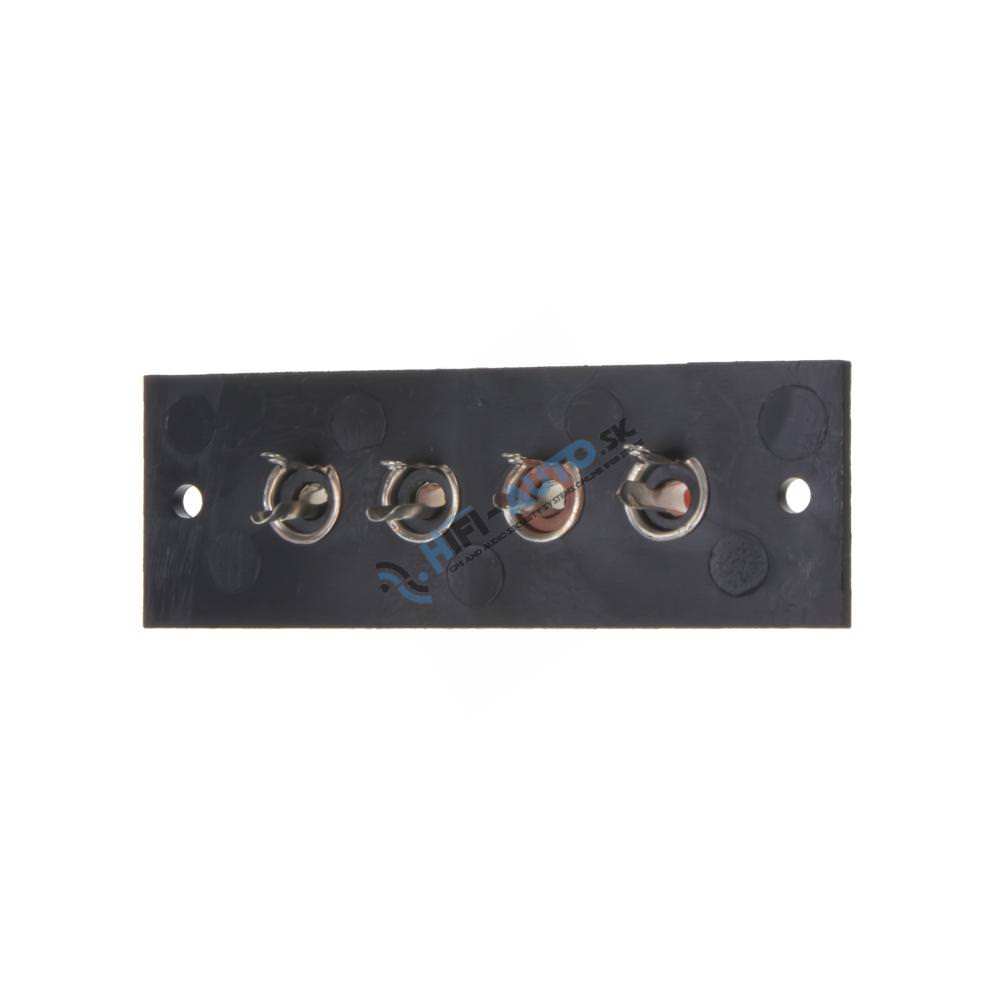 4 RCA samica terminál 25 x 75 mm