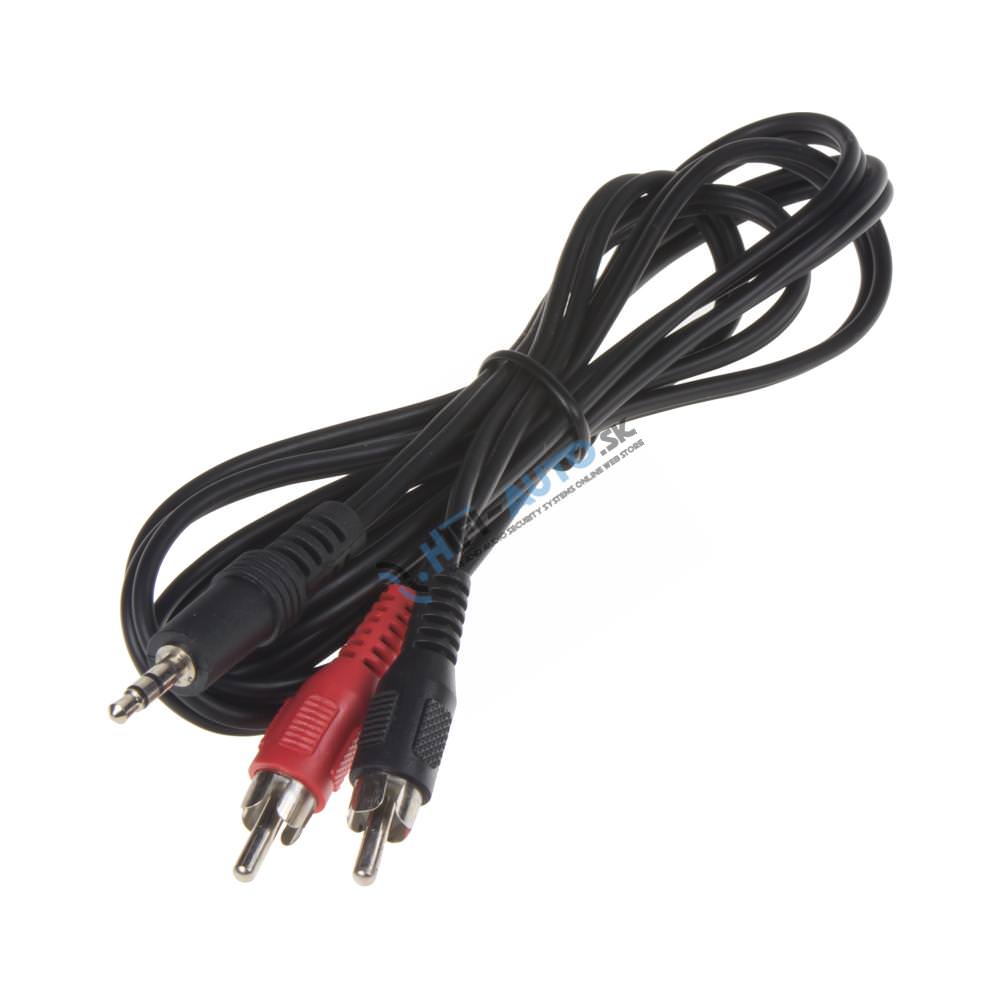 Prepojovací kábel Jack 3,5 mm /2x CINCH