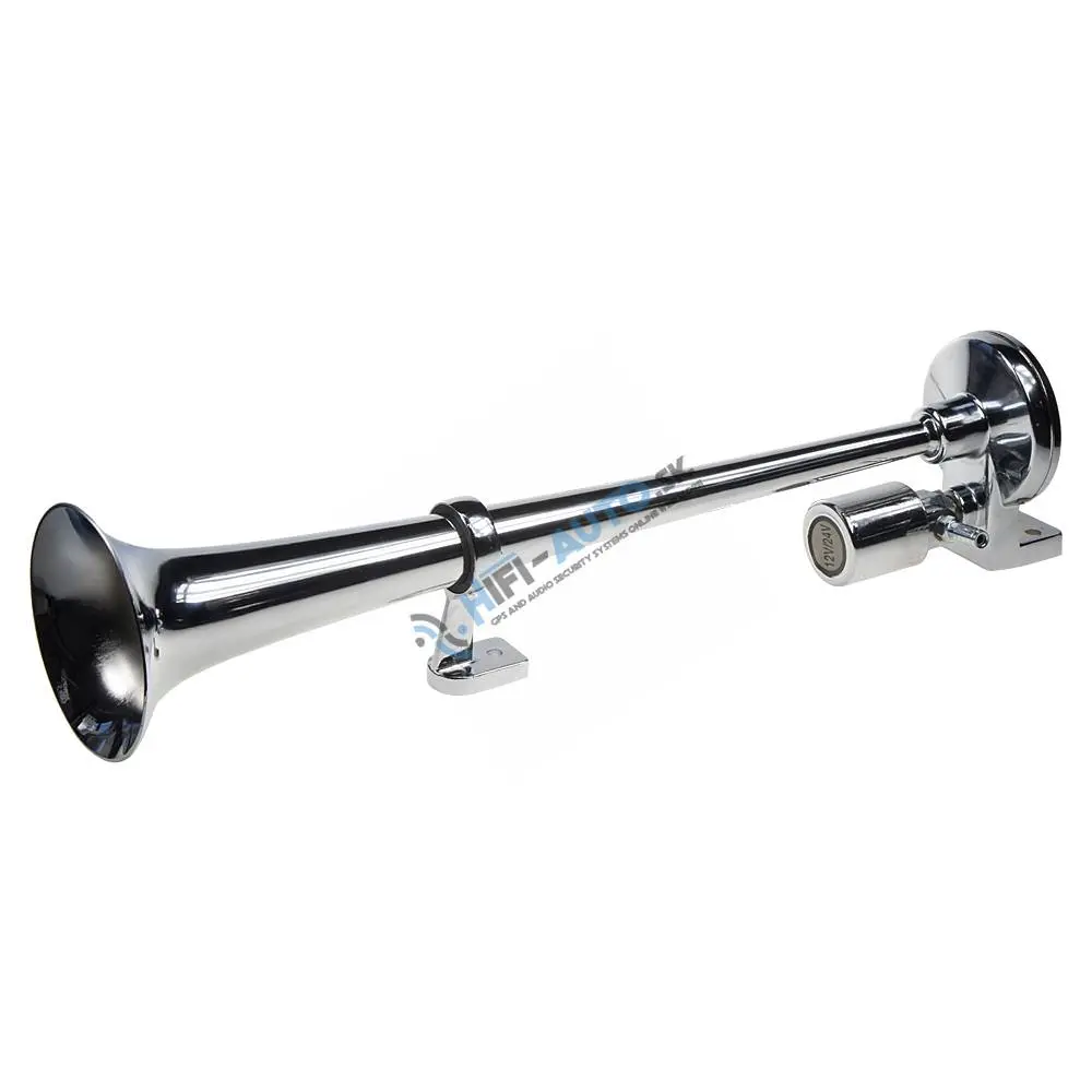 Singl-fanfára 450mm, chrómová, hlboký tón bez kompresoru