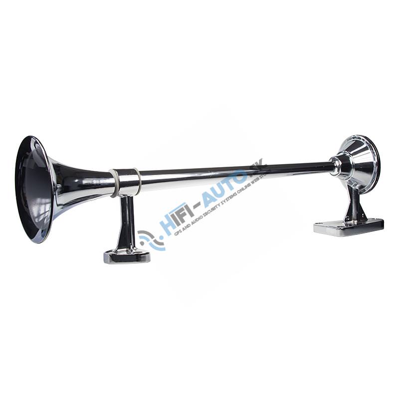 Singl-fanfára 740mm, chrómová, hlboký tón bez kompresoru
